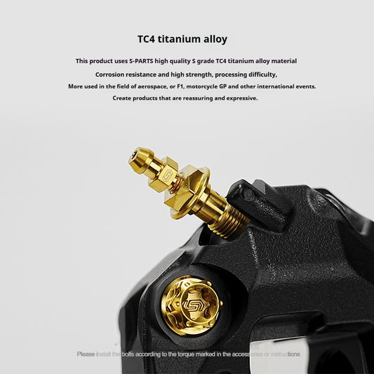 SPARTS Titanium Alloy Bolt Kit for Brembo M4 Radial Calipers|High‑Performance Motorcycle Upgrade