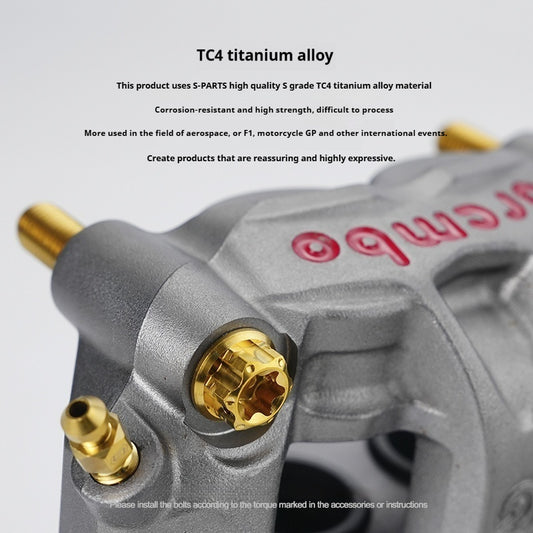 SPARTS Titanium Caliper Bolts for BREMBO M50