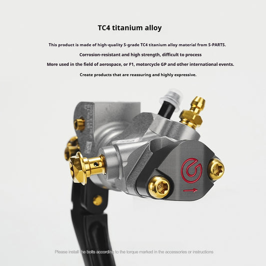SPARTS Titanium Screw Kit for BREMBO CNC Master Cylinder