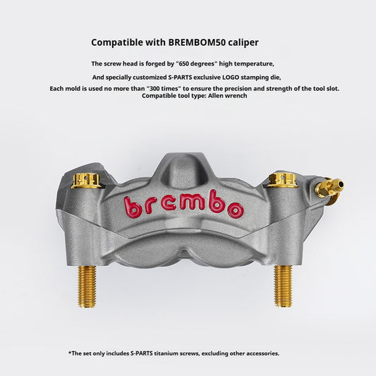SPARTS Titanium Caliper Bolts for BREMBO M50