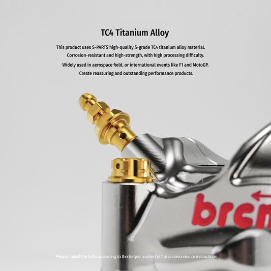 BREMBO M50 Titanium Bolt Kit – Motorcycle Brake Caliper Upgrade