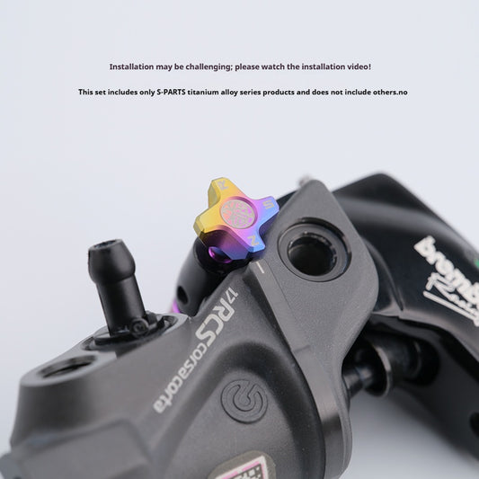 SPARTS RCS CC Master Cylinder Preload Adjuster Knob Kit Titanium Alloy Screw Set for BREMBO