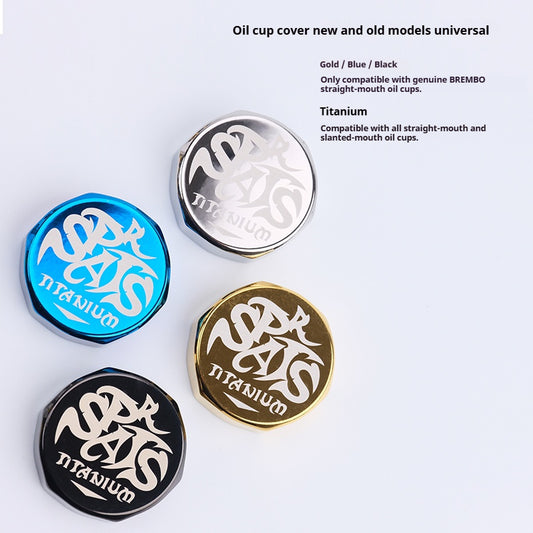 SPARTS Titanium Alloy Separate Small Reservoir Cap Compatible with Brembo Master Cylinder Reservoir