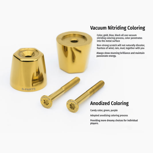 SPARTS Titanium Handlebar Bar Ends for Yamaha XMAX 300 – Upgrade Bolts for Motorcycle Modification