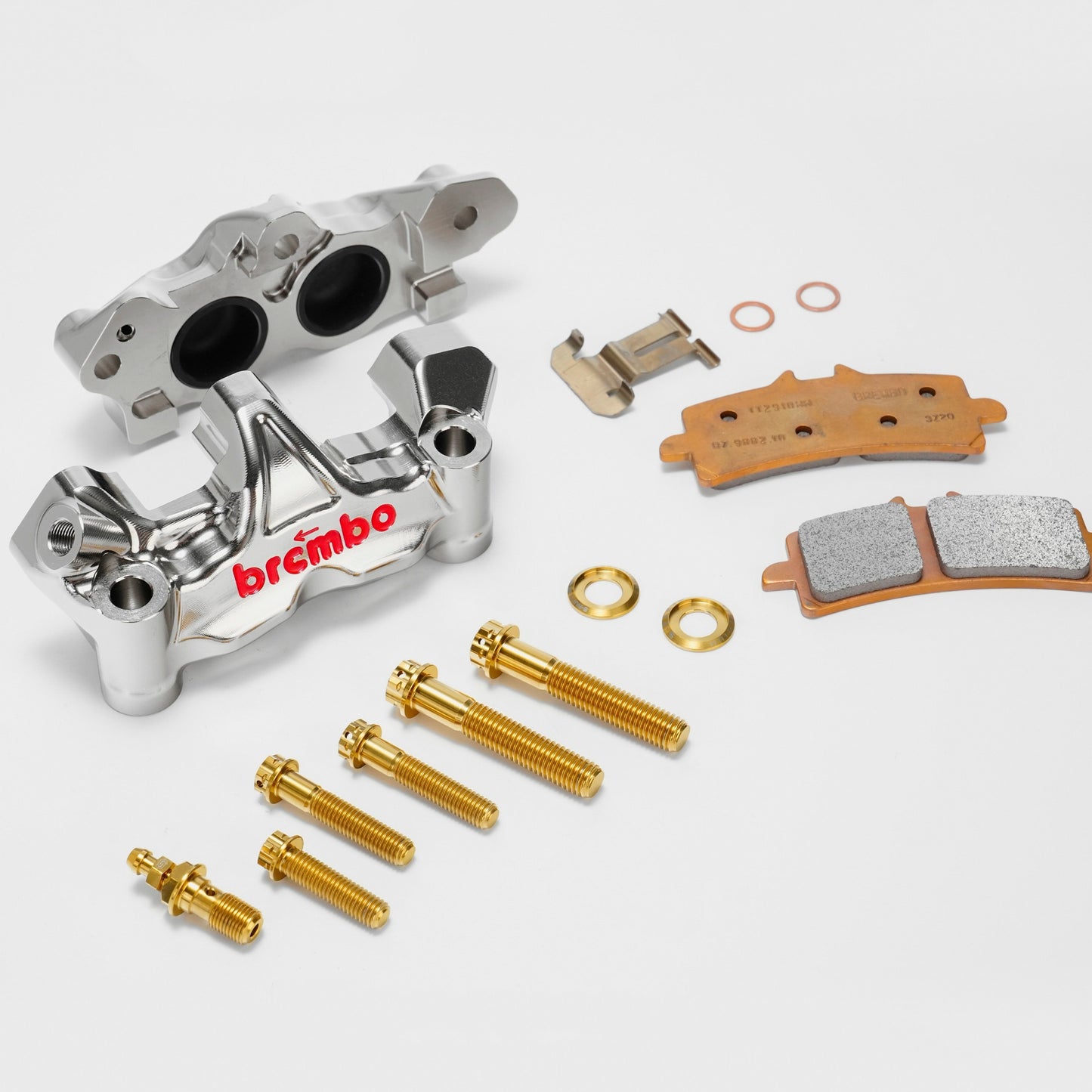 SPARTS Titanium Caliper Bolt Kit for BREMBO GP4 RX 100 | TC4 Titanium Brake Caliper Screws