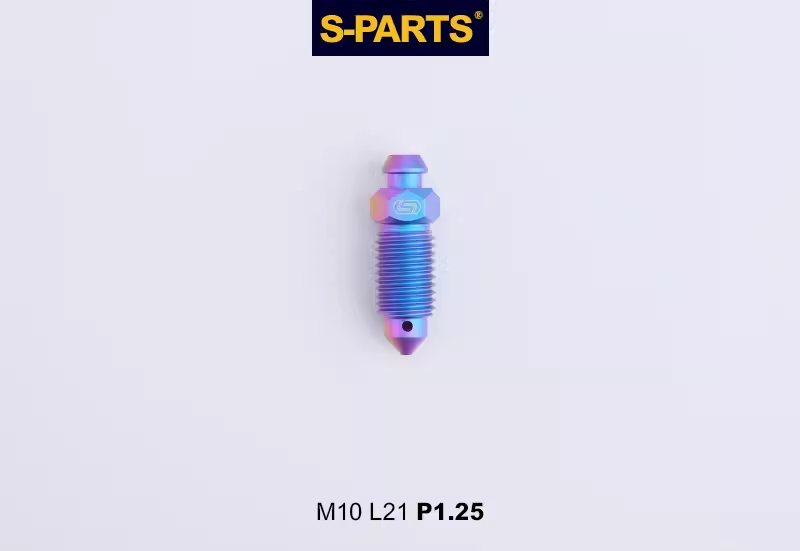 SPARTS Titanium Brake Bleeder Screws M6 / M8 / M10 – For Frando & Brembo Motorcycle Calipers