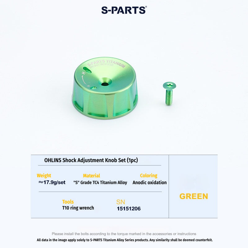 SPARTS Ohlins Suspension Adjuster Knob – Basic Version