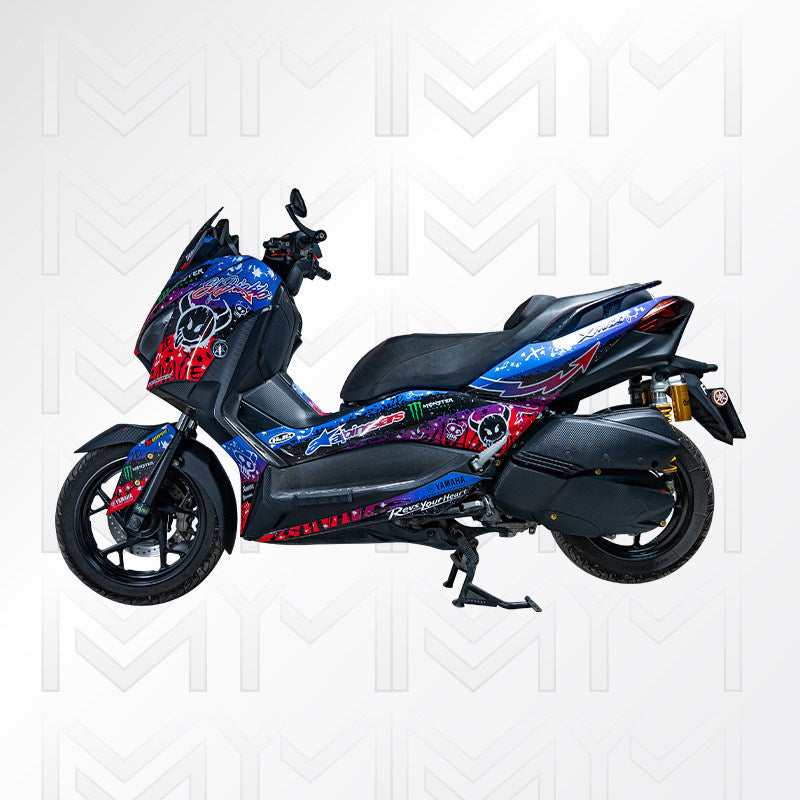 Yamaha XMAX 300 2018–2022 Full-Body Graphics Kit Motorcycle Decals & Fairing Stickers
