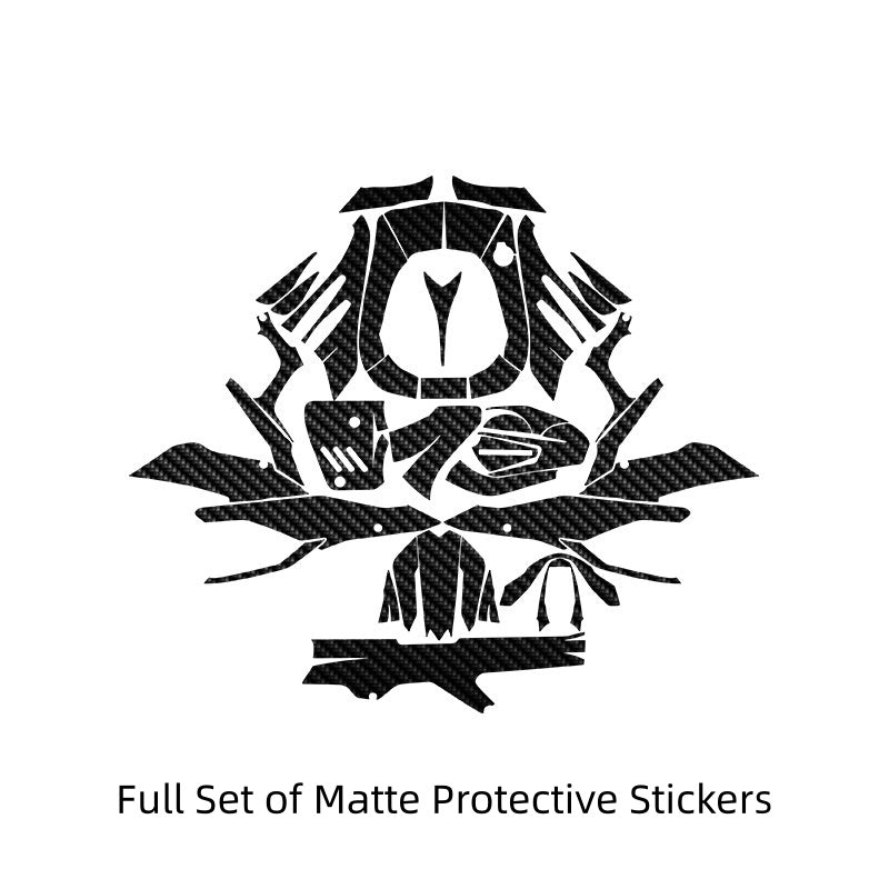 SPARTS Carbon Fiber Protective Stickers for QJMotor SRK 800 – Motorcycle Body Protection Decals