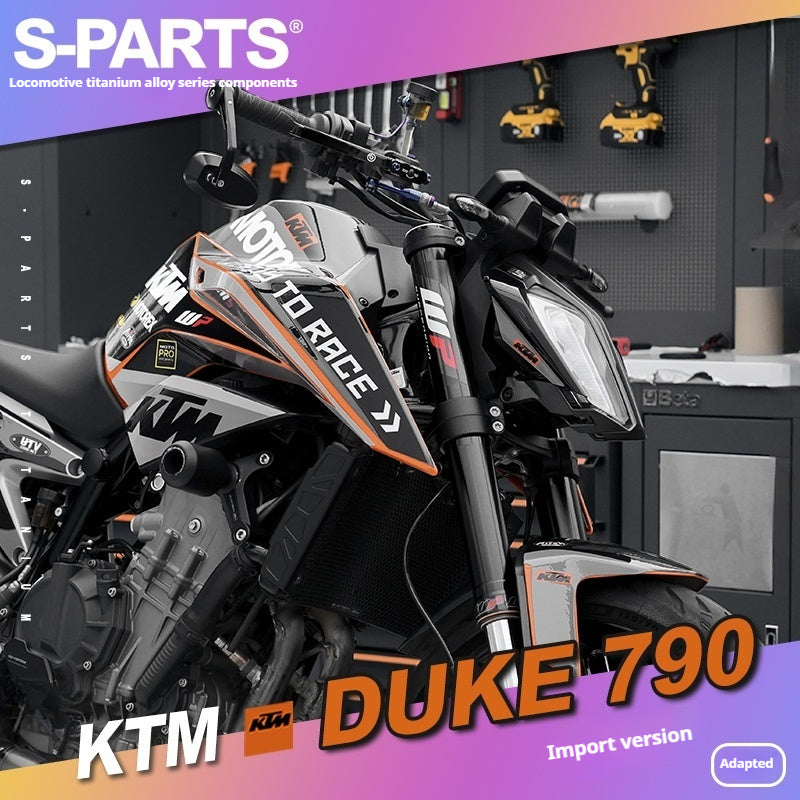 SPARTS Candy Color Titanium Bolt Kit for KTM DUKE 790 Disc Upgrade