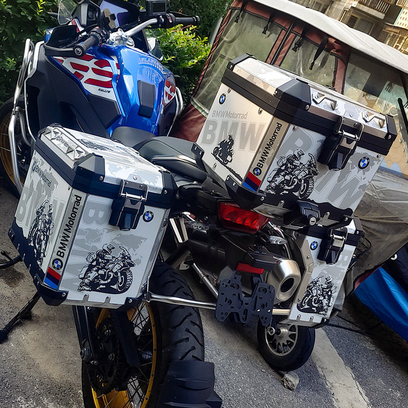 Do BMW GS Aluminum Panniers Scratch Easily? Why More Riders Are Using Pannier Sticker Kits