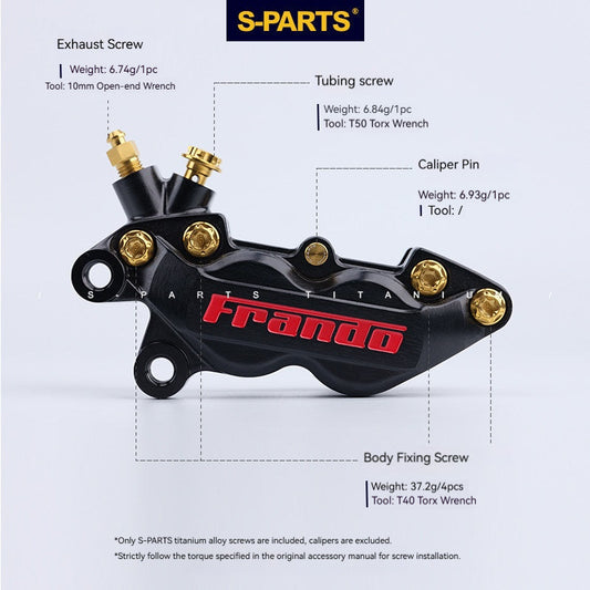 FRANDO Caliper Bolt Upgrade Guide (For FR6 / F101 Brake Calipers)