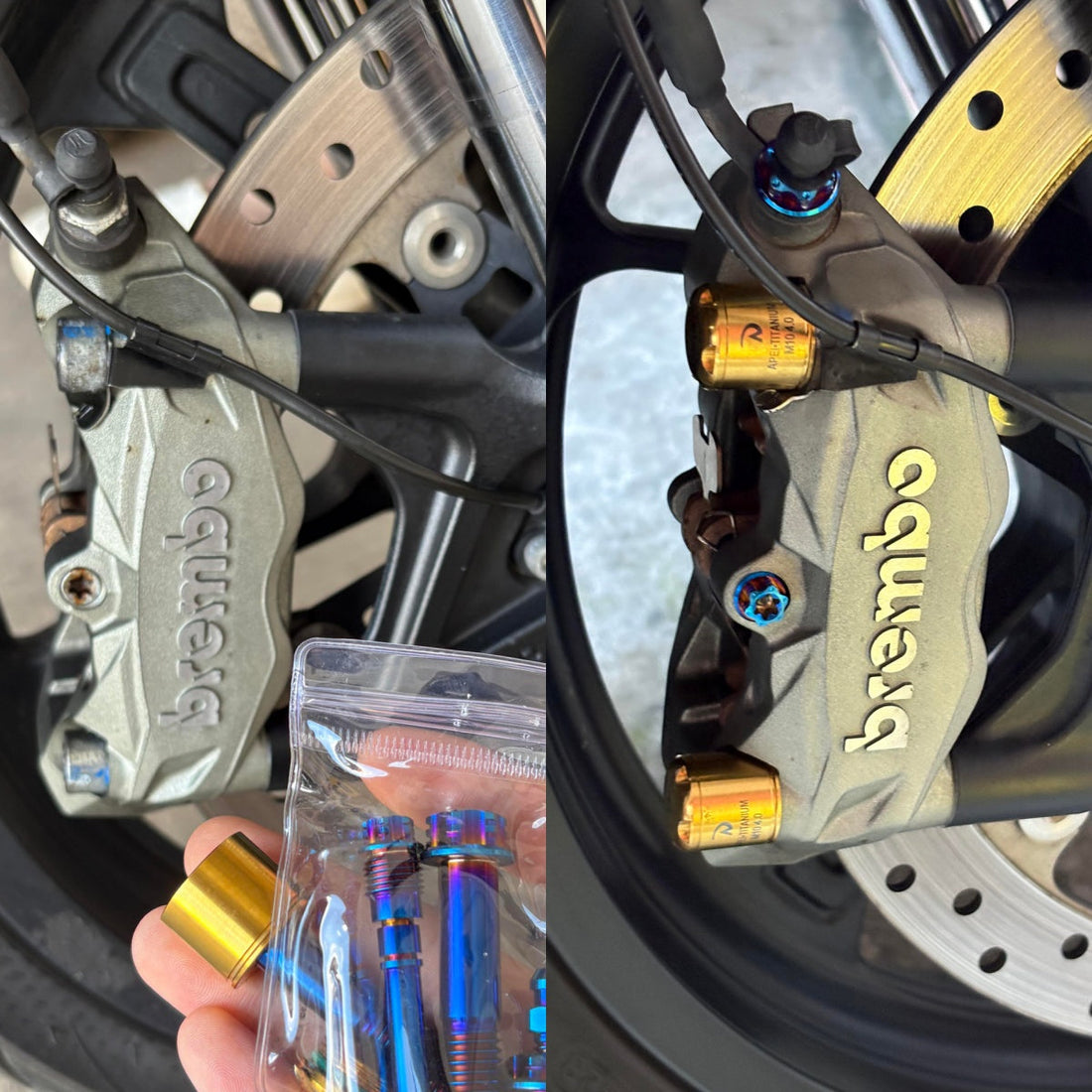 Top Motorcycle Brake Parts That Benefit Most from Titanium Bolt Upgrades