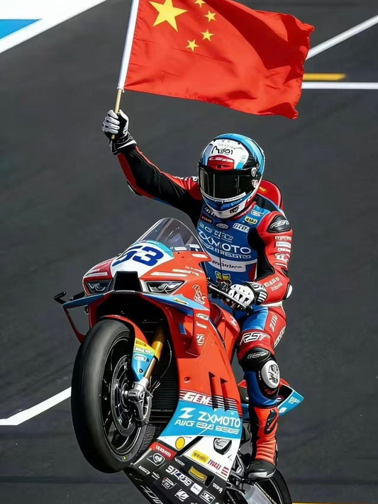 When Passion Meets Precision: Zhang Xue Wins on the Track 🏆🏍️