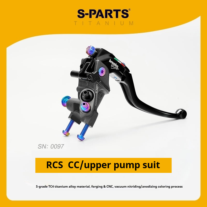 SPARTS Titanium Alloy Brembo RCS CC Master Cylinder Bolt Kit | Motorcycle Brake System Upgrade