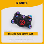 SPARTS Titanium Bolt Kit for Brembo Basic 2-Piston & 4-Piston Calipers| Motorcycle Brake System Upgrade