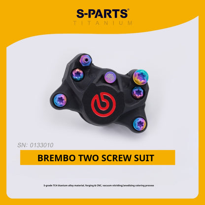 SPARTS Titanium Bolt Kit for Brembo Basic 2-Piston and 4-Piston Calipers