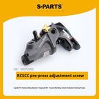 SPARTS Titanium Preload Adjuster & Knob Kit for Brembo RCS Brake Master Cylinder | CNC Titanium Bolts