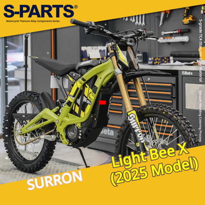 S-PARTS TC4 Titanium Full Bolt Kit for Sur-Ron Light Bee X (2025 Model)