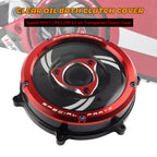 Ducati 959 / 1199 / 1299 / Panigale V2 / V4 / V4S Transparent Clutch Cover Kit Clear Clutch Side Cover Upgrade