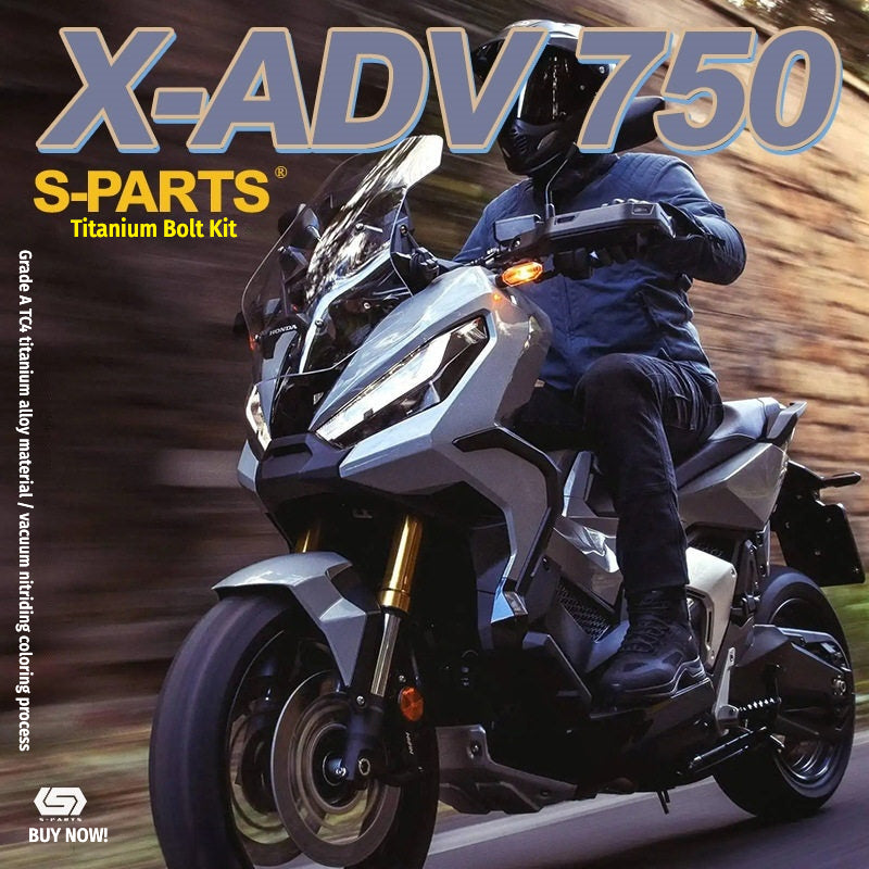 S-PARTS A3 Titanium Bolts – Compatible with Honda X-ADV 750 Full Bike Upgrade