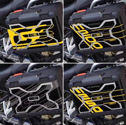 BMW R1250GS / R1200GS ADV 40th Anniversary Side Case Sticker Set OEM Style Hard Plastic Pannier Decals Motorcycle Adventure Box Graphics
