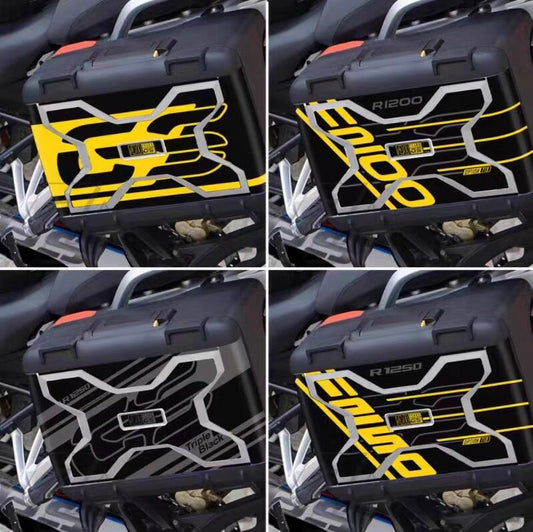 BMW R1250GS / R1200GS ADV 40th Anniversary Side Case Sticker Set OEM Style Hard Plastic Pannier Decals Motorcycle Adventure Box Graphics
