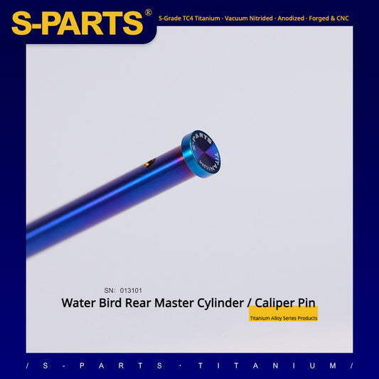 S-PARTS TC4 Titanium Rear Master Caliper Pin for BREMBO Water Bird Rear Caliper