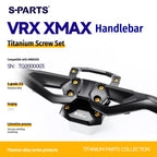 SPARTS Titanium Handlebar Bolt Kit for Yamaha XMAX 300 | VRX CNC Handlebar | TC4 Grade 5