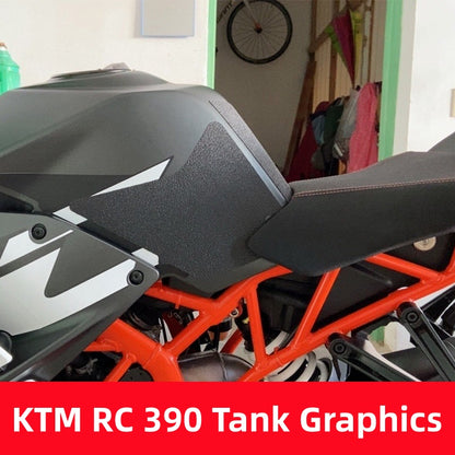 Fuel Tank Pad Gas Cap Protector Anti-Slip Sticker Kit for KTM RC390 DUKE 250 390