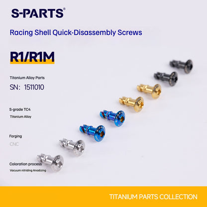 SPARTS Titanium Quick Release Race Fairing Fastener for Yamaha YZF-R1