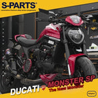 SPARTS Titanium Bolt Kit for Ducati New Monster SP 950 – CNC Titanium Upgrade Kit