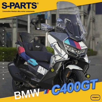 SPARTS Titanium Alloy Handlebar Control & Seat Box Bolts Kit for BMW C400GT