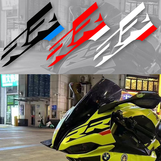 BMW S1000RR Front Fairing Sticker 2023 Style Motorcycle Nose Decal PVC Glossy Vinyl Fairing Wrap Decoration