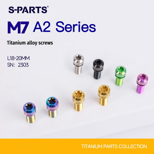 SPARTS A2 Series M7x20mm Titanium Bolt