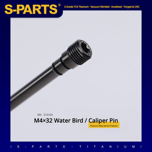 S-PARTS TC4 Titanium Rear Master Caliper Pin for BREMBO M4.32