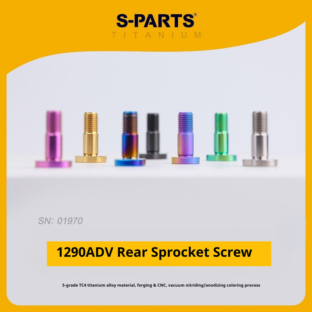 SPARTS Titanium Rear Sprocket Fixing Bolts for KTM 1290 ADV – Custom Upgrade Kit