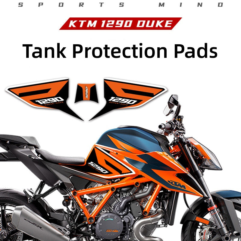 Fuel Tank Pad Fishbone Protector Decal Sticker Kit for KTM 1290 Super RDuke