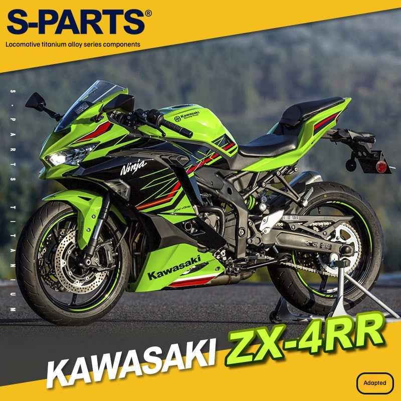 SPARTS TC4 Titanium Bolt Kit for Kawasaki ZX-4RR | Motorcycle Titanium Bolt Upgrade