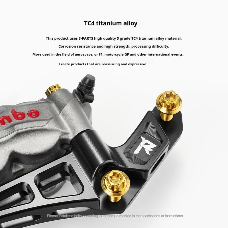 SPARTS Brembo R2 XMAX Caliper Adapter Titanium Bolt Kit