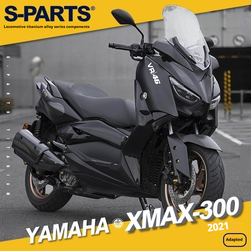 SPARTS Titanium Screw Set for Yamaha XMAX 300 2021 –  CNC Titanium Upgrade Kit