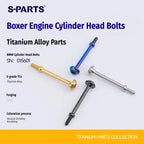 SPARTS TC4 Titanium Cylinder Head Bolts for BMW Boxer Engine