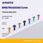 SPARTS TC4 Titanium Bolts for BMW S1000RR  Windshield