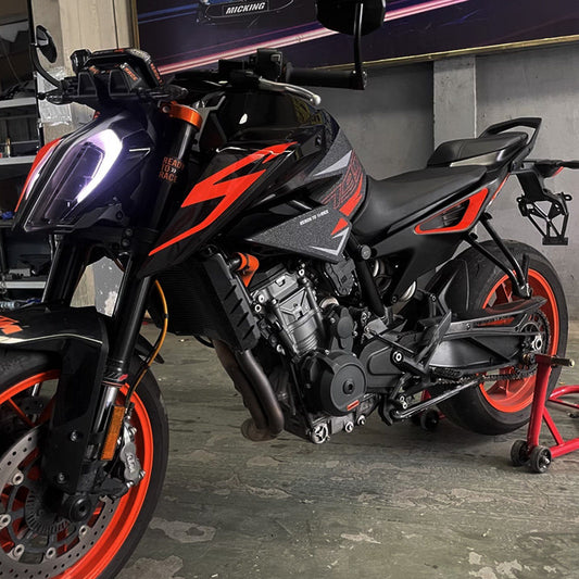 KTM 790 Duke / 890 Duke Full Graphics Kit – Glossy PVC Body Decals and Scratch-Resistant Stickers