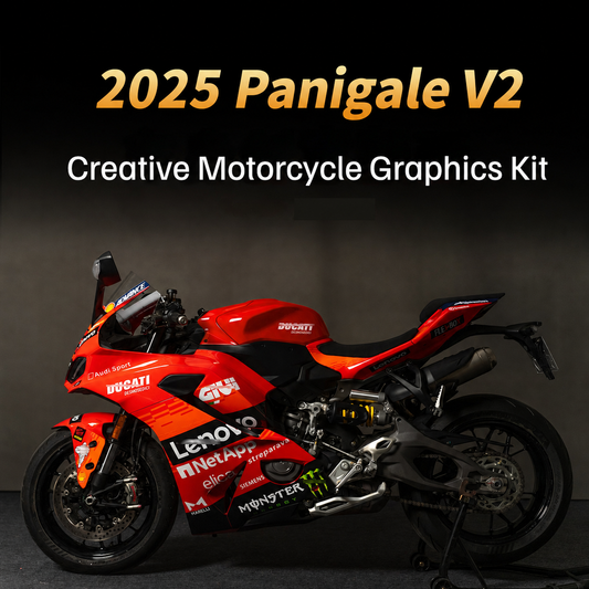 2025 Ducati Panigale V2 Creative Motorcycle Graphics Decal Kit