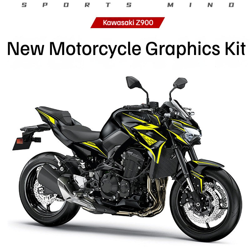 Kawasaki Z900 2021 Full Body Graphics Kit | Motorcycle Decal Sticker Waterproof Fairing Wrap