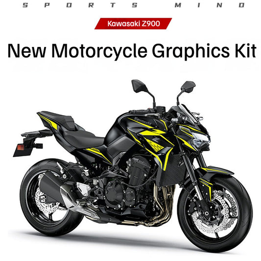 Kawasaki Z900 2021 Full Body Graphics Kit | Motorcycle Decal Sticker Waterproof Fairing Wrap
