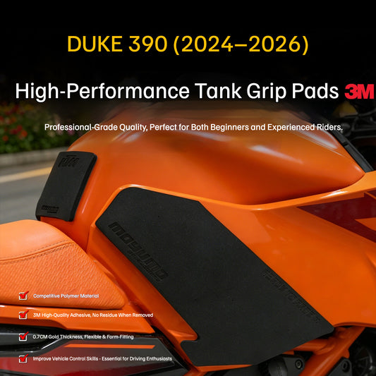 KTM DUKE 390 (2024–2026) High-Performance Tank Grip Pads Thickened Anti-Slip Tank Protection Pads Motorcycle Accessories
