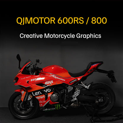 QJMOTOR 600RS 800 Motorcycle Creative Graphics Decal Kit