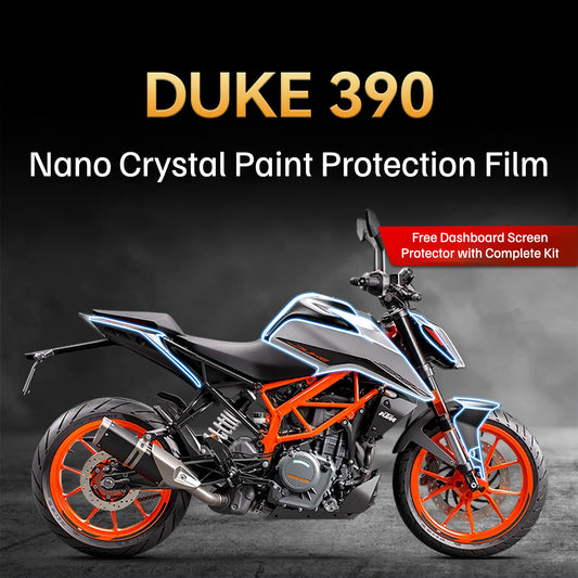 KTM DUKE 390 Nano Crystal TPU Paint Protection Film Self-Healing Clear Motorcycle Protection Kit PPF Accessories